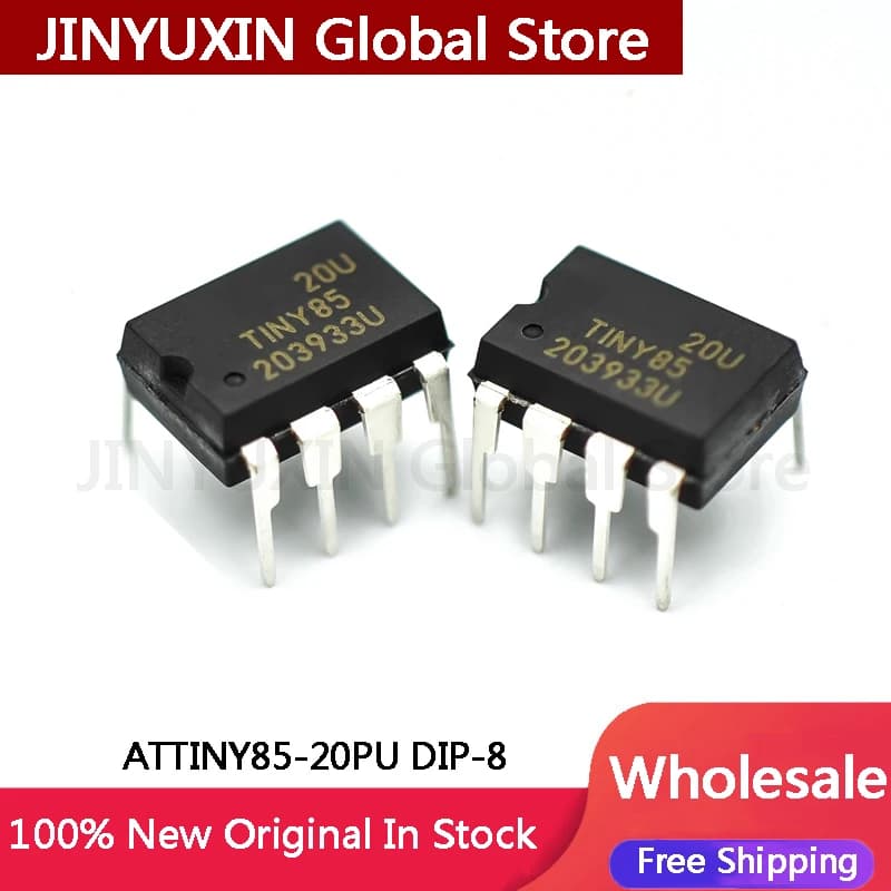 2-10Pcs ATTINY85-20PU ATTINY85 DIP-8 IC Chip In Stock Wholesale