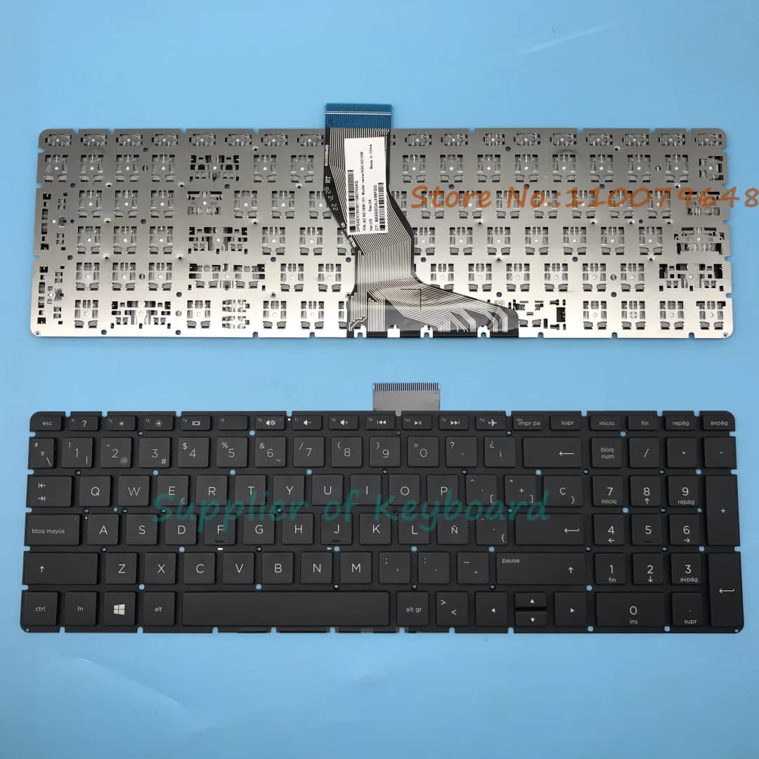 NEW Latin Spanish Keyboard For HP 15-bs045la 15-bs046la 15-bs048la 15-bs049la 15-bs050la Laptop Black/Silver