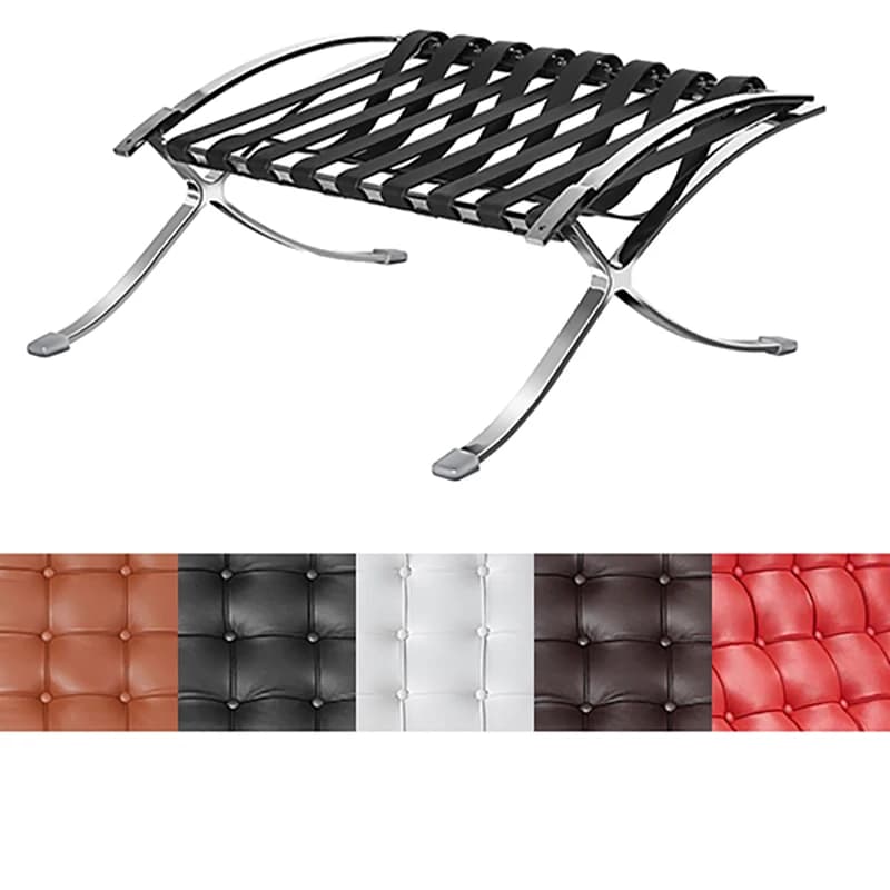 Mid century Leather Lounge Chair Club Seat Chair Foldable