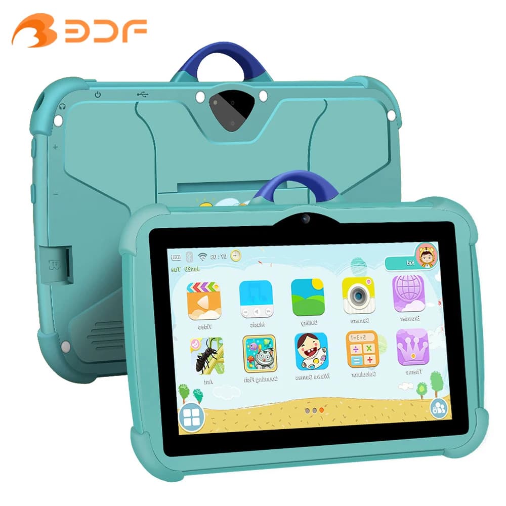 New 7 Inch Global Version 5G WiFi Kids' tablet Quad Core 4GB RAM 64GB ROM Dual BOW Cameras Children's Gifts Tablets Android 13