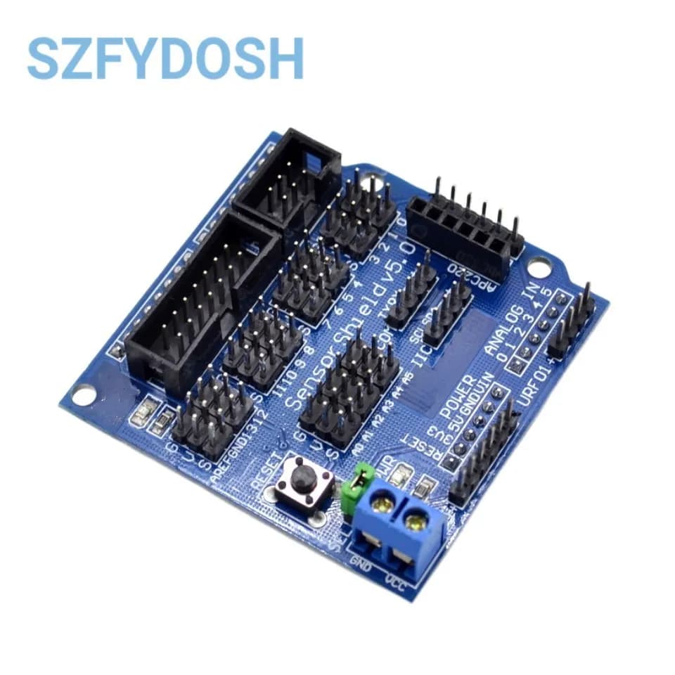 Sensor Shield V5.0 sensor expansion board for UNO MEGA R3 V5 for Arduino electronic building blocks of robot parts