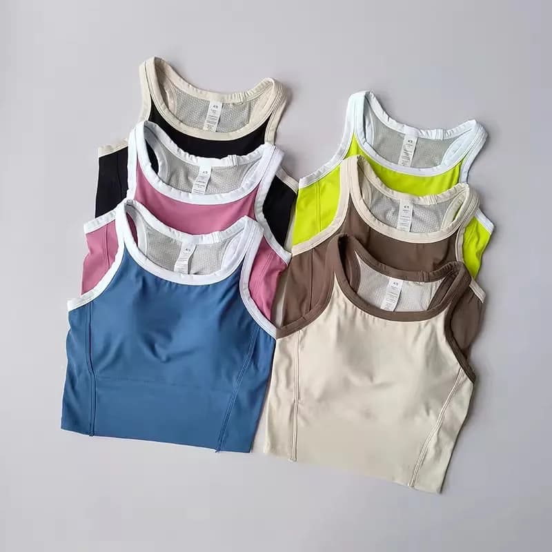 Women Sports Bra Top Push Up Fitness Yoga Bra Underwear Sport Tops For Women Breathable Running Bra Gym Vest Push-up Tops