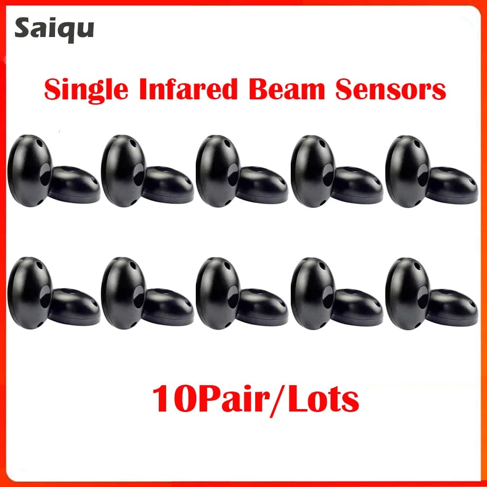 10 Sets Waterproof Active Photoelectric infrared Beam Infrared Sensor Barrier Detector For Window Door Garage Door Gates