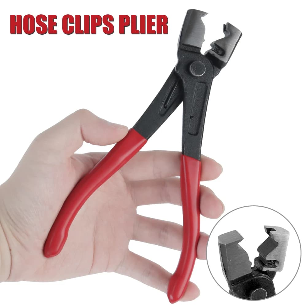 Vise Car Hose Oil Hose Crimping Plier Car Repair Hand Tool R Type Hand-held Tools Water Pipe Clamp Collar Hose Clip Clamp Pliers