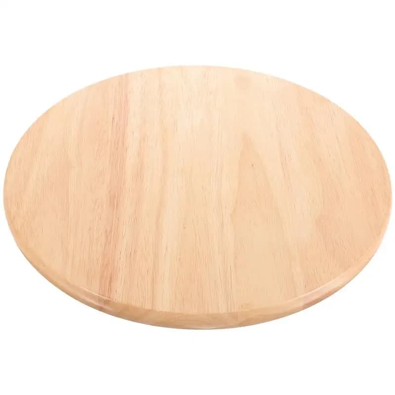 Round Stool Seat Replacement Wooden Stool Cover Canteen Stool Wood Surface for Canteen
