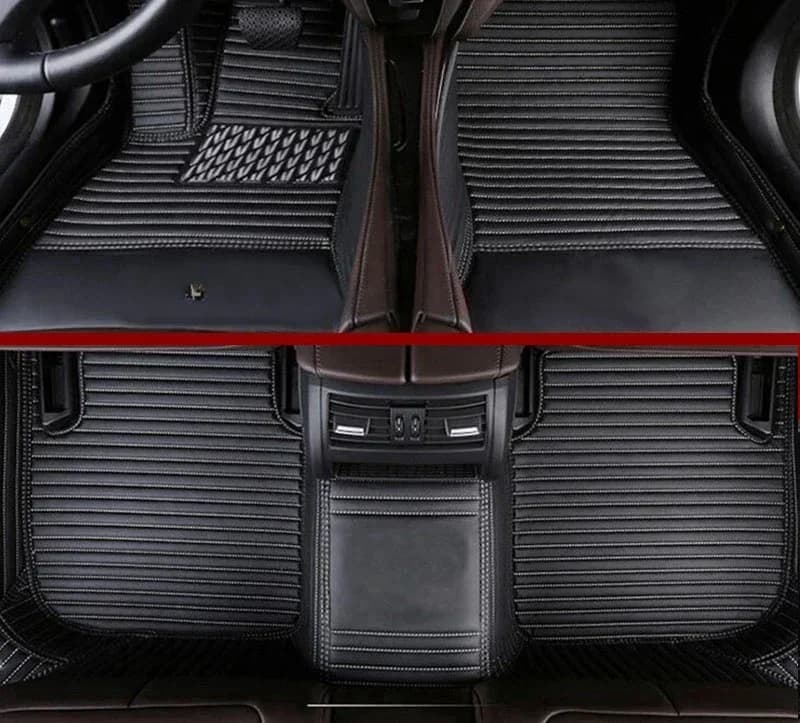 Customized For Genesis GV70 personalized luxury leather all-weather waterproof anti slip car floor mats