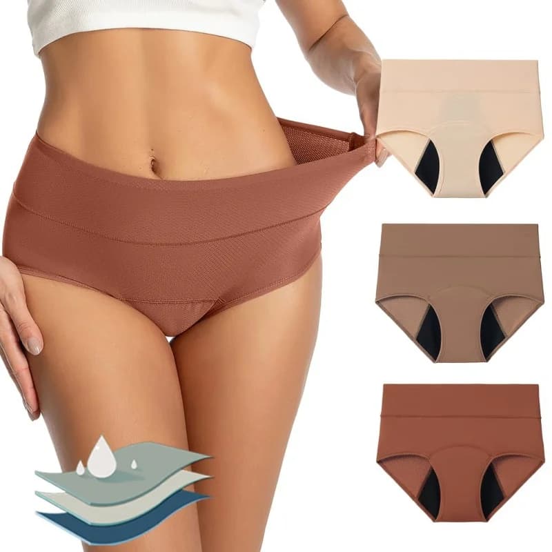 Women Menstrual Panties Absorption Maternity Physiological Breathable Briefs Waterproof Period Trending ColorUnderwear