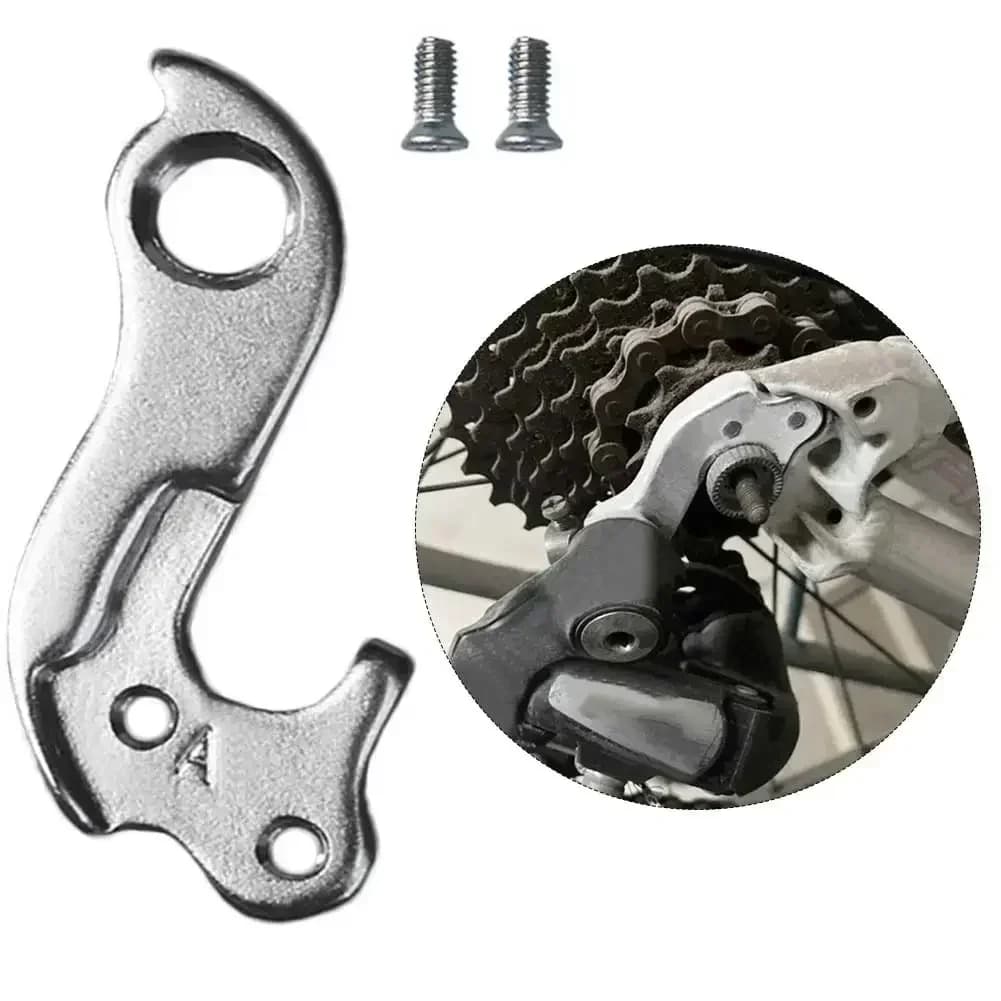 1x Bicycle Tail Hook Gear Rear Mech Derailleur Hanger 2 Screws Extender Hanger Adaptor For Axial SL Cross For CUBE LYNSKEY