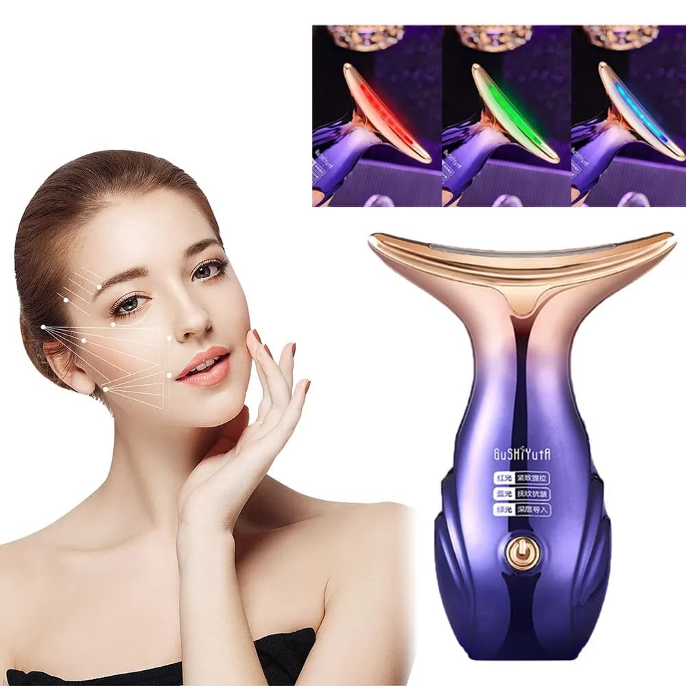 EMS Face Massager Anti Wrinkle Skin Microcurrent RF Neck Face Beauty Instrument Facial Lifting Machine Tighten Sagging Skin Care