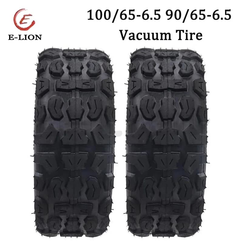 100/65-6.5 Tubeless Tire 90/65-6.5 Off Road Vacuum Tire for Dualtron Widen Pneumatic Wheel Mini KUGOO G-Booster Electric Scooter