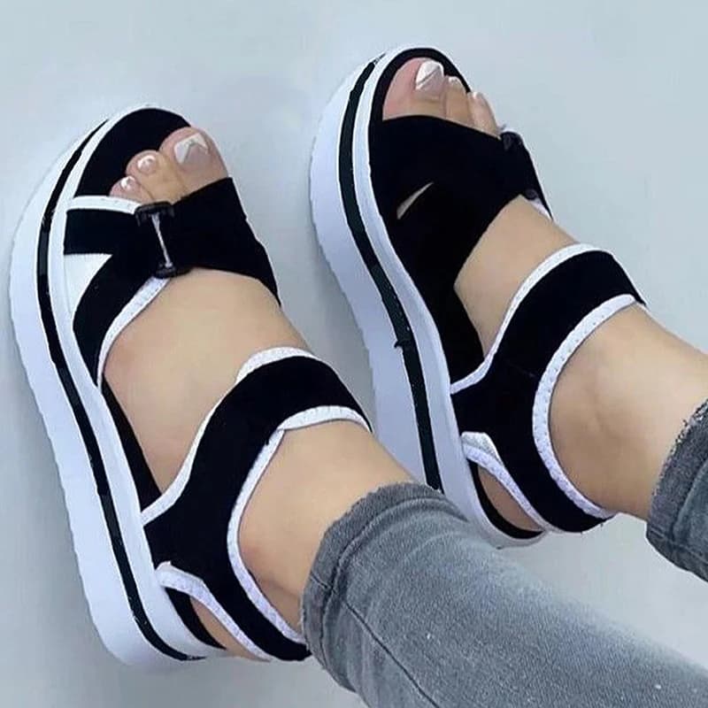 Summer Sandals Shoes Women Outdoor Walking Shoes Party Women Shoe Wedge Sandals Woman Beach Footwear Female Sandal Women