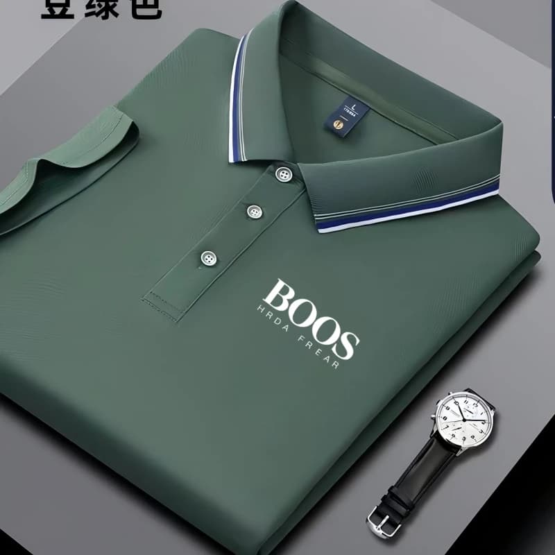 Summer New Men's Short Sleeved Polo Shirt Fashion Design Golf Top Casual T-shirt