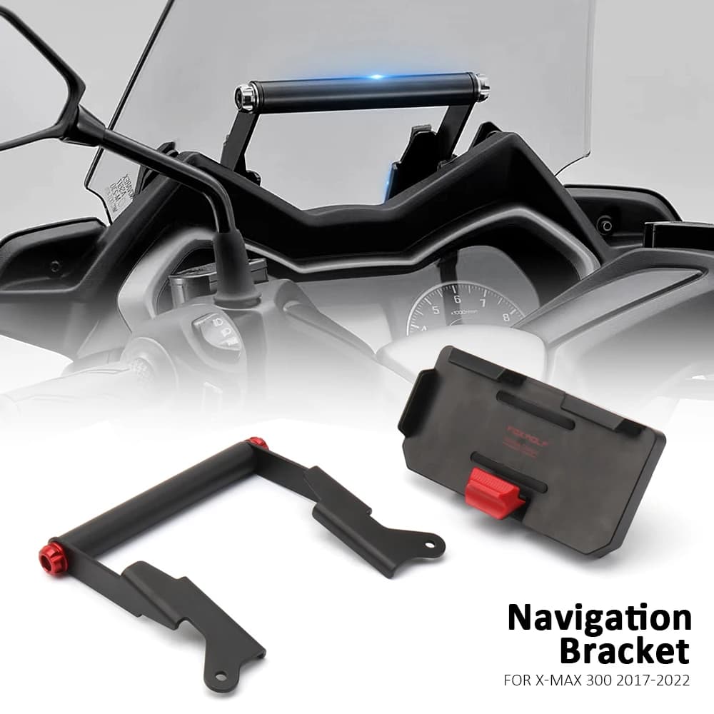 For Yamaha XMAX300 X MAX XMAX 300 2017-2022 New Motorcycle Front Phone Stand Holder Smartphone Phone GPS Navigation bracket