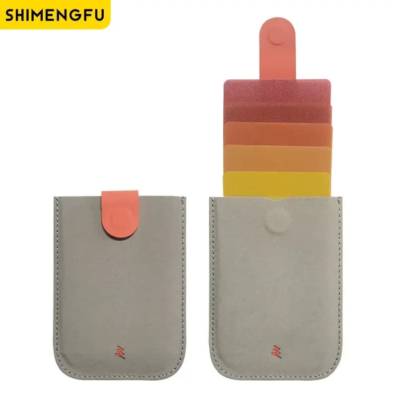 DAX V1 V2 V3 RFID Leather ID Card Holder Minimalist Portable Wallet for Men And Women Bank Credit Card Cover Money Purse