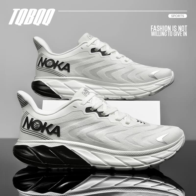 TQBQQ Men's Running Shoes Lightweight Breathable Comfortable Cushioned Sneakers for Walking Gym Casual Wear Athletic Shoes