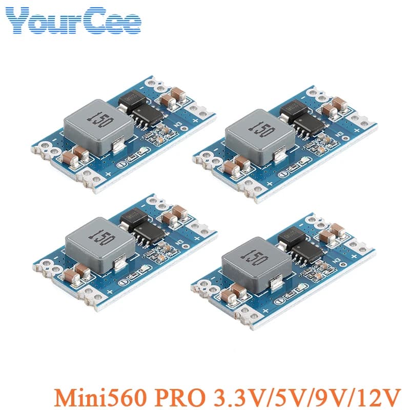 10pcs/1pc Mini560 Pro 5A DC-DC Step Down Buck Stabilized Voltage Power Supply Module Mini 560 3.3V 5V 9V 12V output Mini360