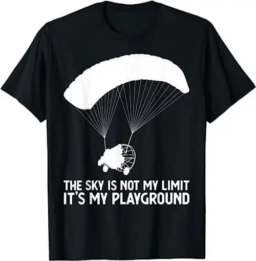 Sky Playground Ppc Paragliding Powered Parachute T Shirt Sweat 21213