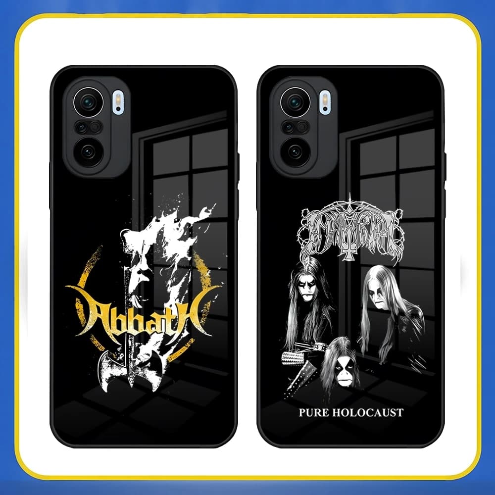 Heavy Metal Band ABBATH Phone Case For Redmi 13 12 13c 12c Note 13 Pro Plus 11 12 Pro 10 12s 11s Tempered Glass Back Cover