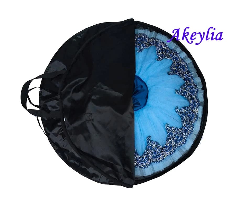 Black Professional Ballet Tutu Bag girl pink Waterproof Oxford Foldable Soft Ballet Bag Ballet Tutu Case Package navy blue BG01A