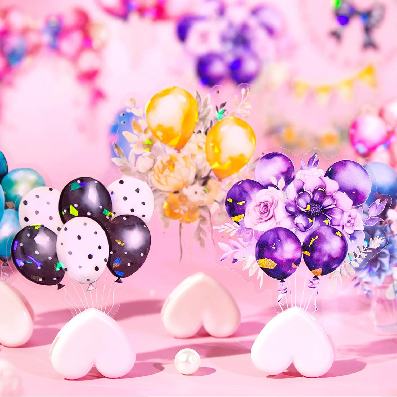 10 Pcs/pack Holiday Celebration Series Decorative Sticker Retro Party Collage Scrapbooking Label Diary Album Journal Planner