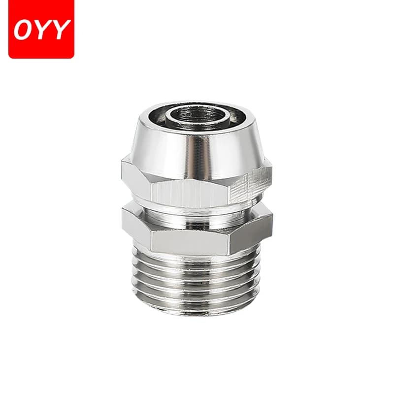1PCS Pneumatic Fittings PC 4-M5 4 6 8 10 12 14 16mm Thread 1/8 3/8 1/2 BSPT Quick Connector For Hose Tube Connectors Air Fitting