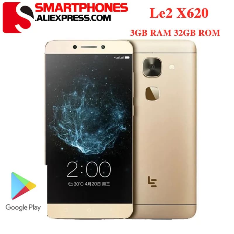 Global ROM LETV Le 2 X620 MTK Helio X20 3GB RAM 32GB ROM Smartphnoe Deca Core 5.5" 1920*1080 16.0MP Fingerprint Mobile Phone