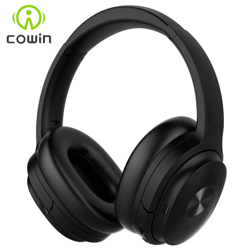 Cowin SE7 Wireless Bluetooth Headphones with Active Noise Cancellation, Foldable Over-ear Headset for Music and Calls with Apt-x Technology - Portable for Phones and More