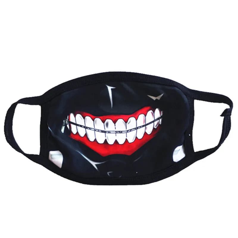 Anime Accessory: Tokyo Ghoul Masks by Tokyo Kinkiken - Zip Print Mask