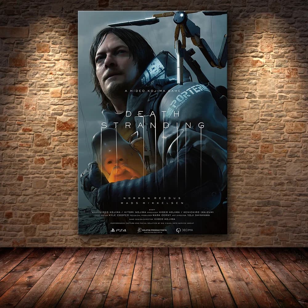 Unframed the Poster Decoration Painting of Death Stranding on HD Canvas Painting Art Wall Pictures for Living Room Game Poster
