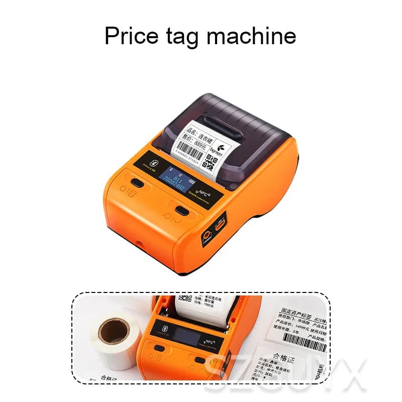 Commercial Clothing Store Multifunctional Price Tag Machine - Small Clothes Tag Digital Food Label Coding Machine