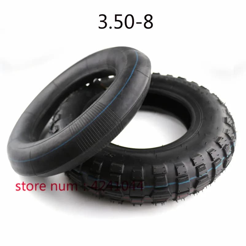 8 inch Motorcycle Tires: 3.50-8 Tyres and Inner Tubes for Little Monkey Mini Bike