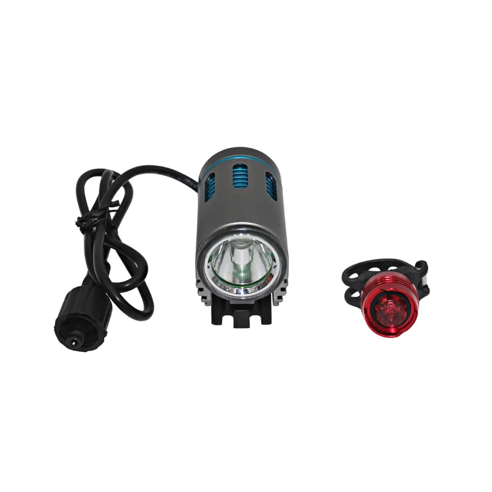 4 Mode XM-L2 LED Bicycle Front Lamp with DC Port for Bike - Bright Bike Headlight Torch
