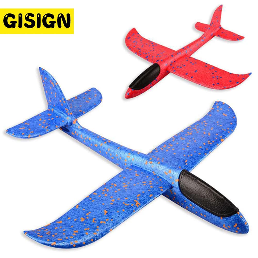 Foam Plane Throwing Glider - Inertial EPP Flying Toy Airplane Model for Outdoor Fun Sports - Children's Foam Plane Toy