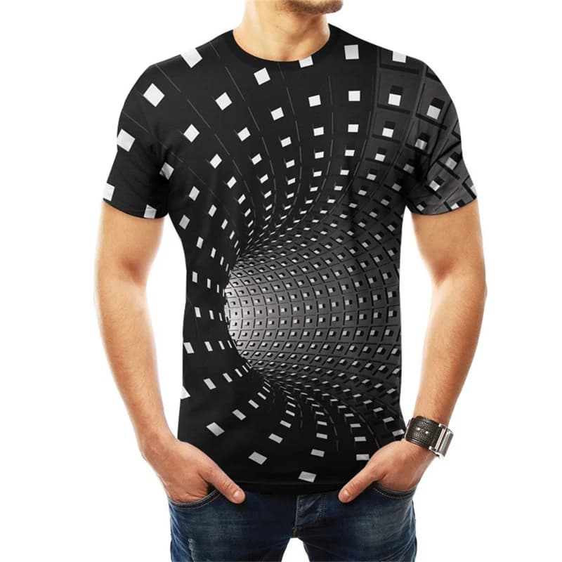 Gersri 3D Print T-Shirt for Men and Women – Short Sleeve Fashion Tee Shirt