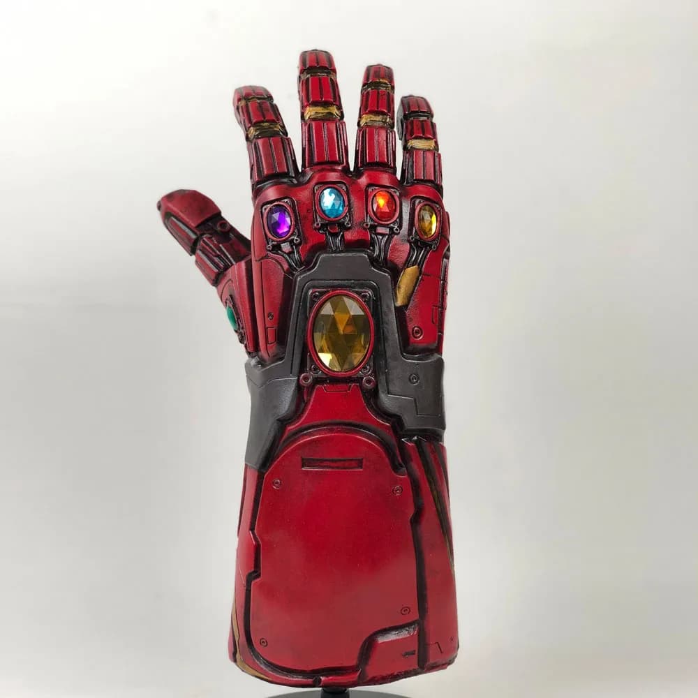 Iron Man Infinity Gauntlet PVC Action Figures Toy - Co-Branded 1:1 Thanos Iron Man Avengers Endgame Infinity Gauntlet Gloves