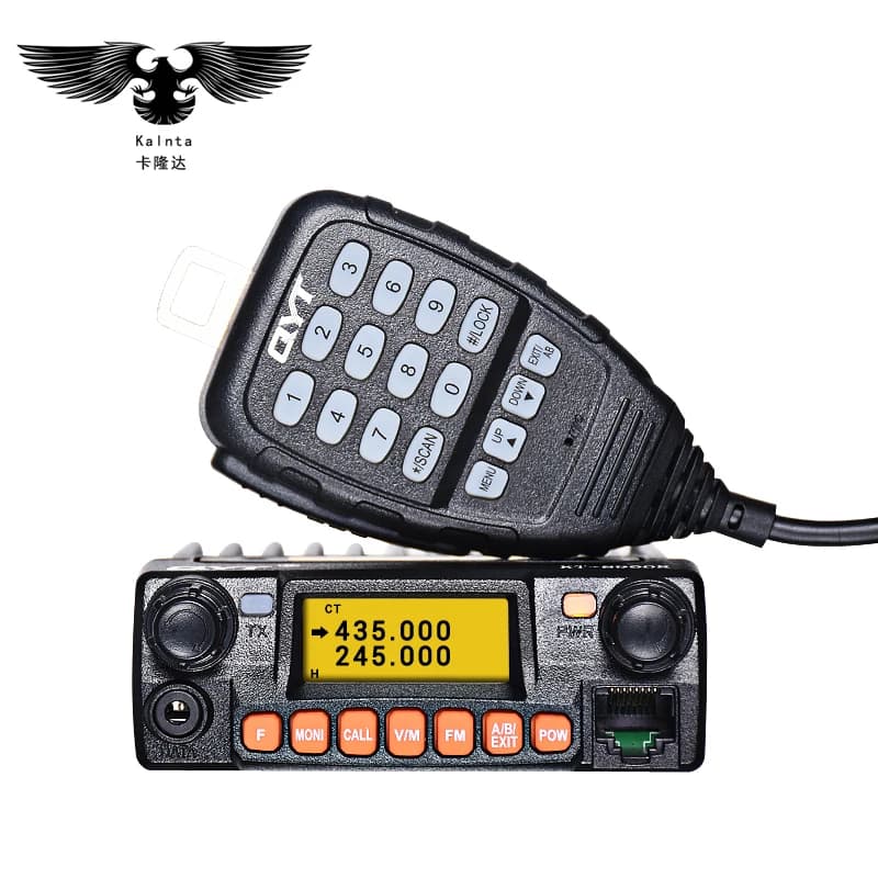 QYT KT-8900R Upgraded Mini Car Radio VHF/UHF Tri-Band 25W 200 Channel Scramble FM Mobile Transceiver for Cars