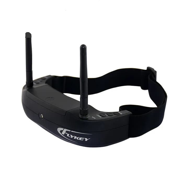 FLYKEY RAFALE V1 WVGA FPV Goggles with 48CH 5.8G and 854x480x3 Video Headset Powered by 1000mAh 3.7V Battery for FPV System