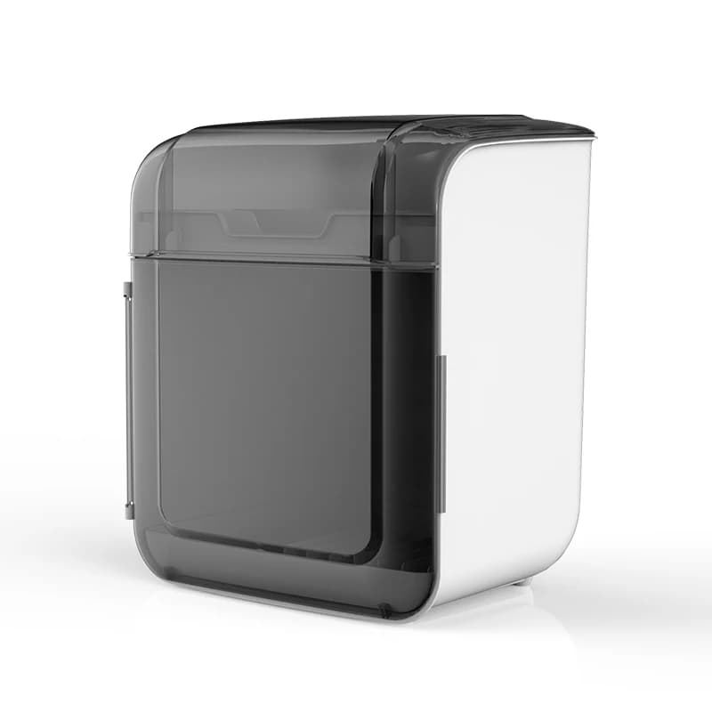 Plastic Kitchen Leach Bowl Rack with Cover & Chopstick Cabinet – Cutlery and Bowl Storage Drip Tray Rack (LU4183)