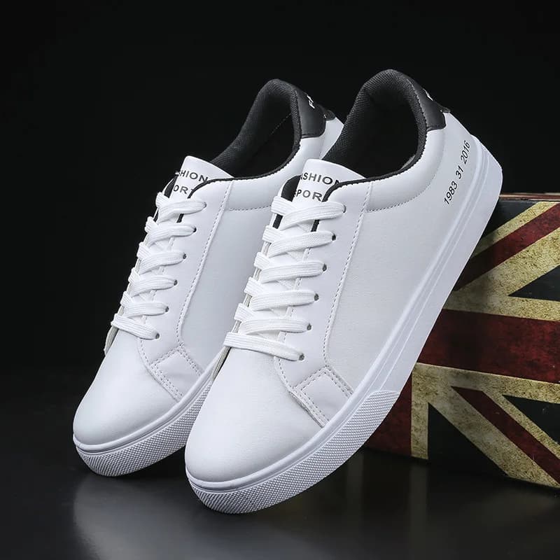 Spring White Women's Flats Ins Sneakers - Casual Fashion Brand Shoes for Women, Plus Size Available