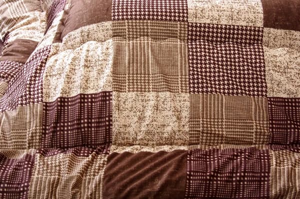 Japanese Kotatsu Futon Blanket for Square 190x190cm and Rectangle 190x240cm Tables, Patchwork Style Cotton Quilt Cover