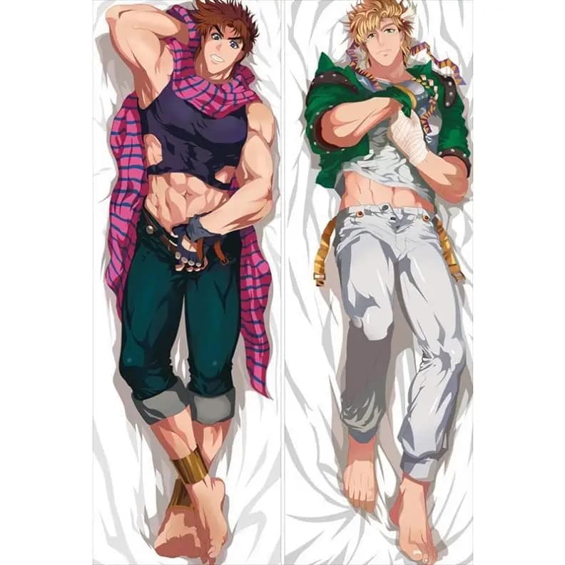 Japanese Anime Dakimakura Hugging Body Pillow Cover Case - JoJo's Bizarre Adventure Jonathan Joestar