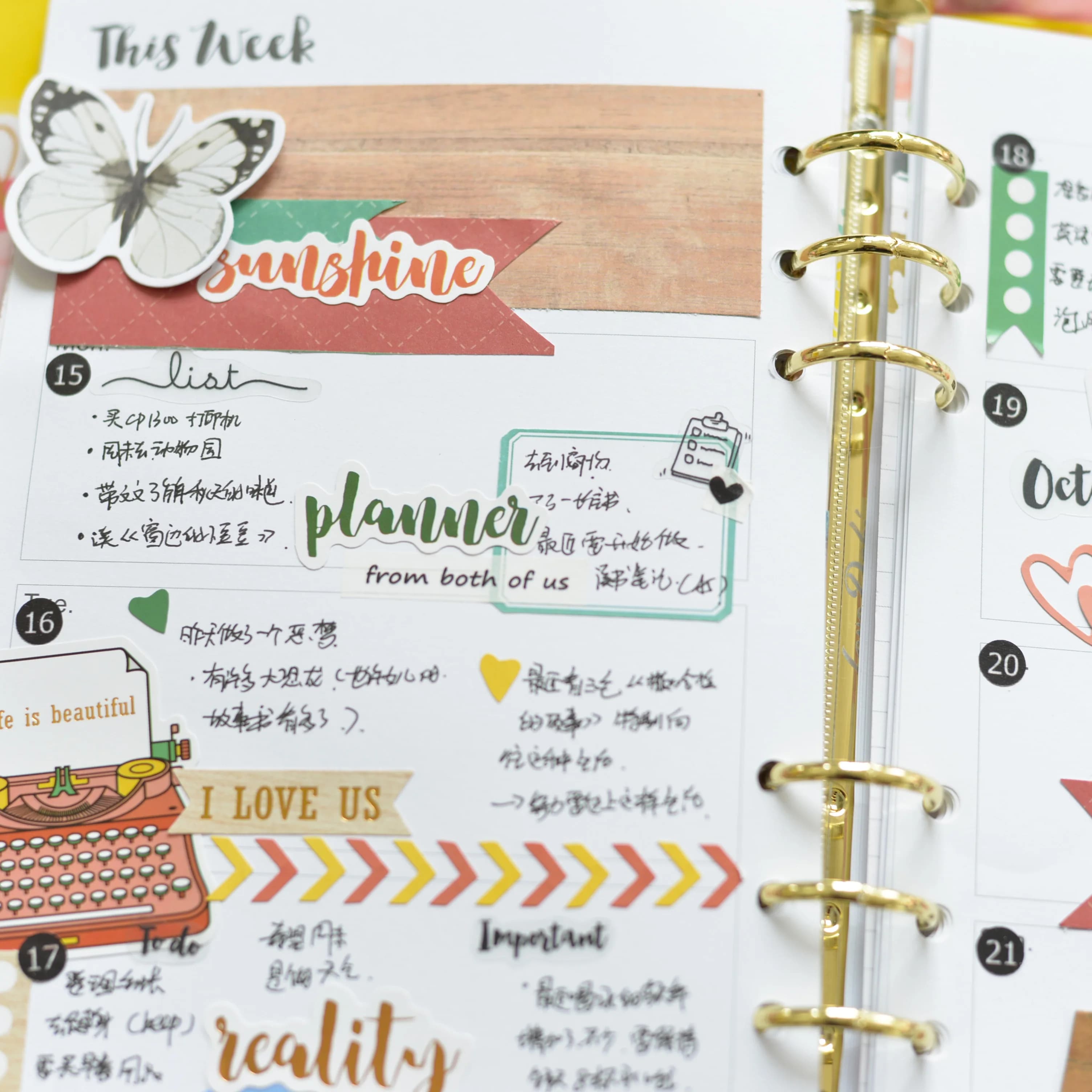 Lovedoki Transparent PVC Diary Journal Stickers for Dokibook Planner, Notebook Accessories, Scrapbooking, and School Stationery