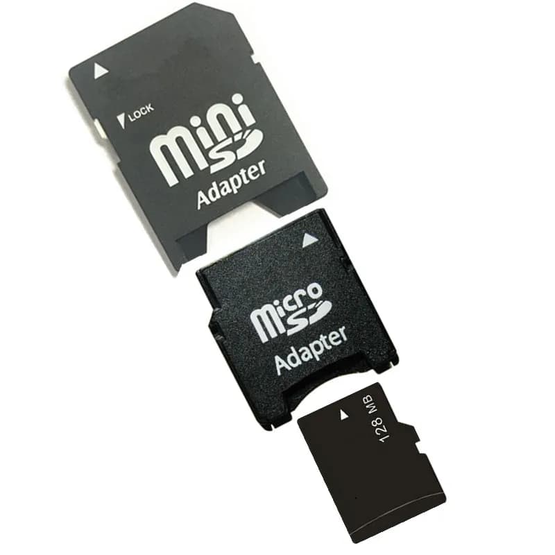 128MB Micro SD Card with TF Card to MiniSD Adapter | 128MB MiniSD Card for Cellphone