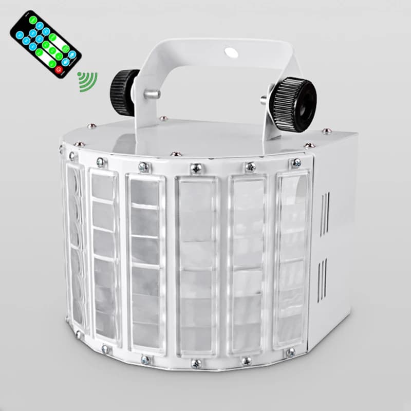 Stage Lights Effects LED Laser Light with 14 Modes, DMX Disco Lights, Sound Control, DJ Bar Lamp for Music Stage