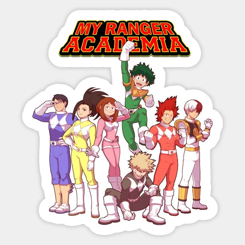 My Hero Academia Stickers - 10cm/1pcs - Ideal Gift for Kids - DIY Skateboard, Laptop, Luggage, Phone, Car, Bicycle - Waterproof