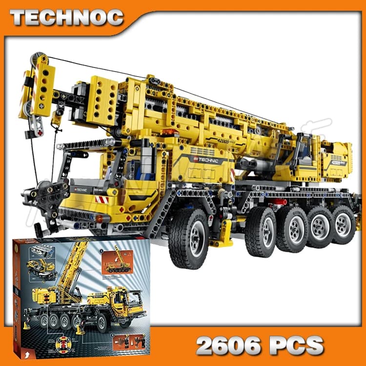 2606pcs Technic Mobile Crane MK II Building Kit 3D Model Blocks - Compatible with LEGO - Teenager Toys Bricks Set Machine