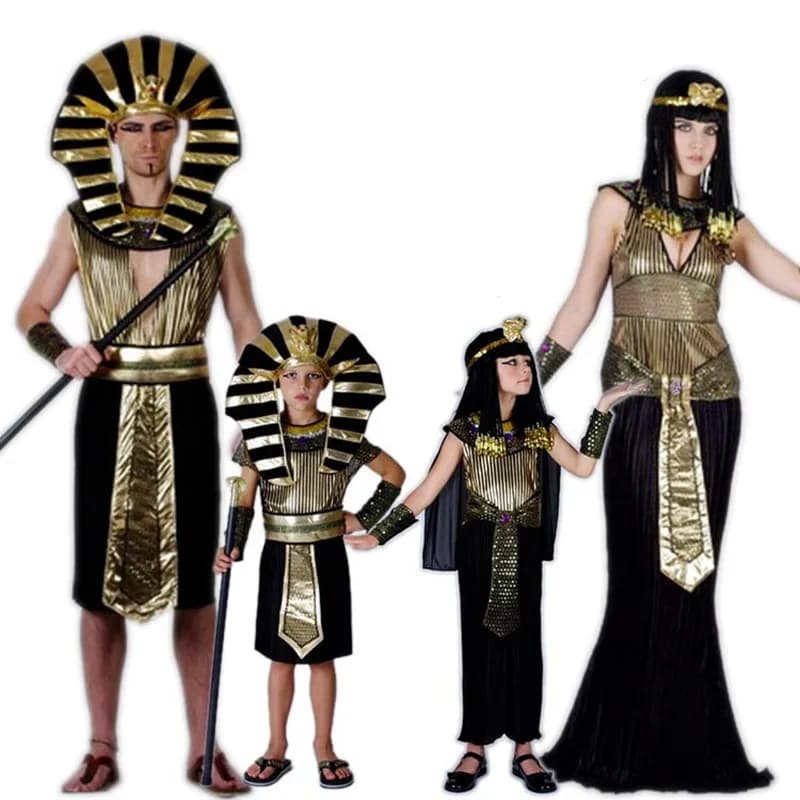 Ancient Egyptian Pharaoh Cleopatra Costume for Kids, Girls, Boys, Children, Women, and Men - Perfect for Graduation Dresses and Costumes