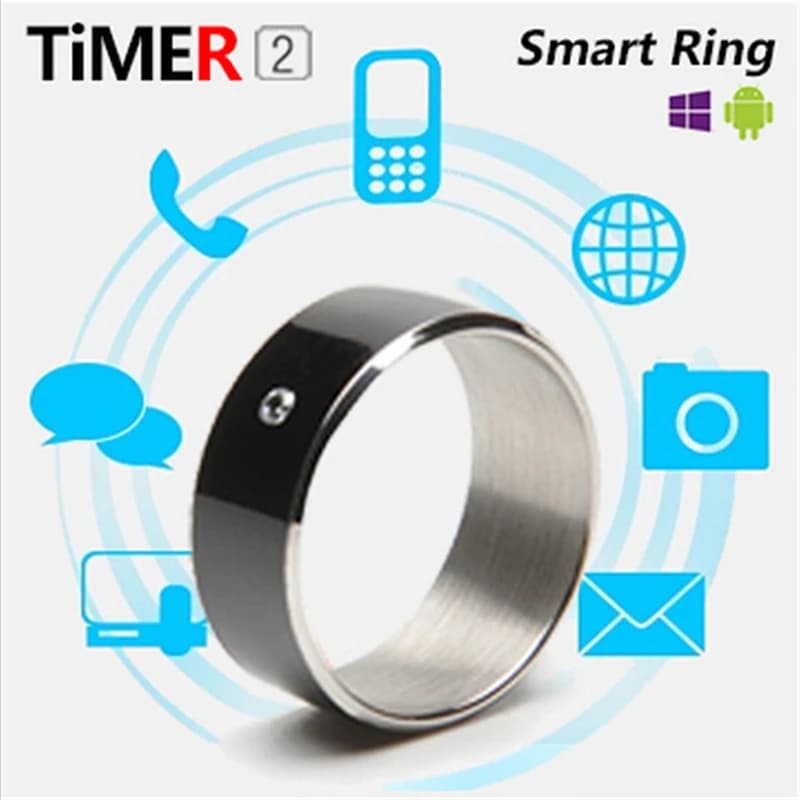 TimeR2 Smart Ring - App-Enabled Wearable Technology Magic Ring for NFC Phone - Smart Accessories - Trendy 3-Proof Electronic Component