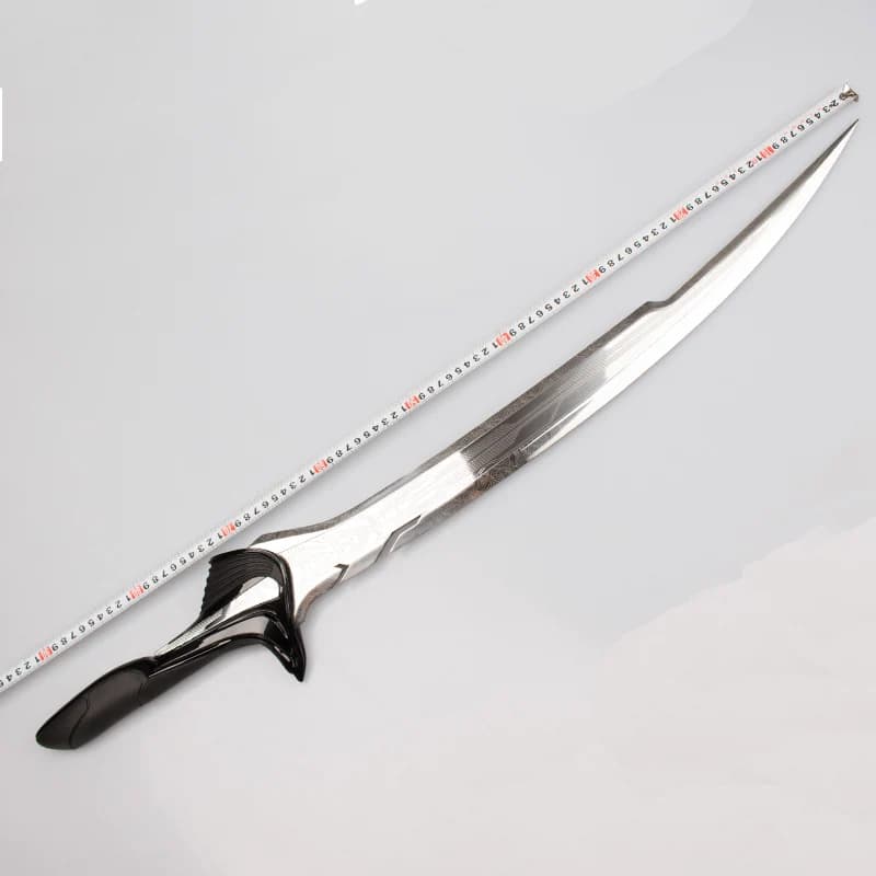 Alita Battle Angel Sword Cosplay Prop - All Metal Movie Replica, Perfect for Decor and Collectibles
