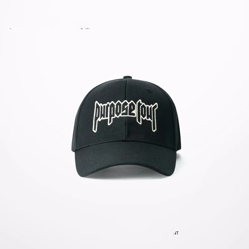 Vintage Retro Justin Bieber Purpose Tour Embroidered Baseball Cap for Women and Men - High Street Dark Tide Hat Caps